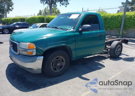 2001 GMC Sierra 1500 Sl из США, поврежденный, VIN 1GTEC14V01Z194857